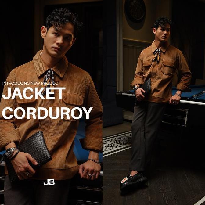 JB - Jacket Corduroy Brown - Jaket Trucker Pria