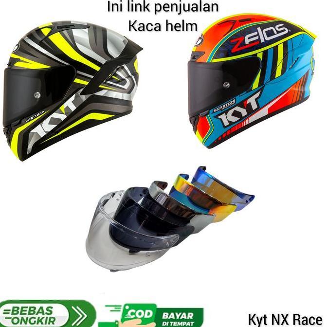DF157 >> Kaca helm Kyt NX Race Visor helm Kyt NX Race