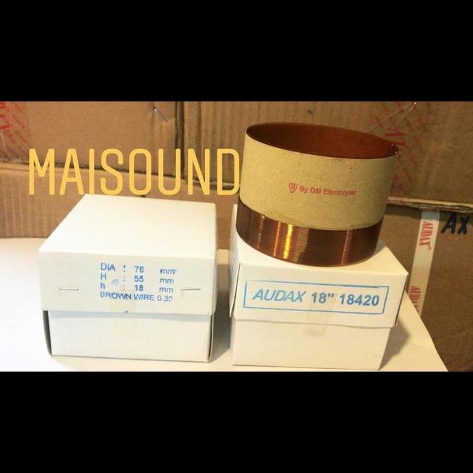DE50 >> SPUL SPEAKER AUDAX 18 Inch 18420 spool