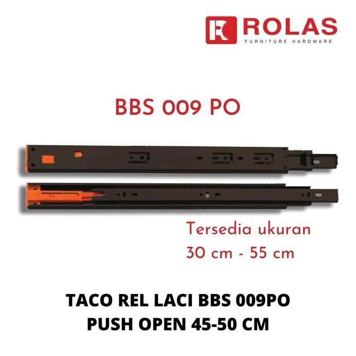 Ready stock REL LACI 50 CM TACO / TACO REL LACI BBS 009PO PUSH OPEN 45-50