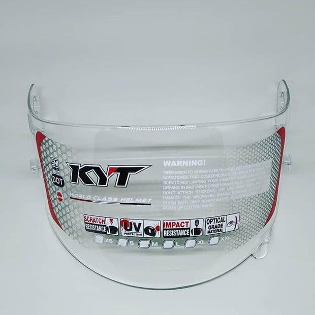 DI5 >> Visor Clear Flat pnp KYT R10, K2R, RC7 Original include TOP Dual