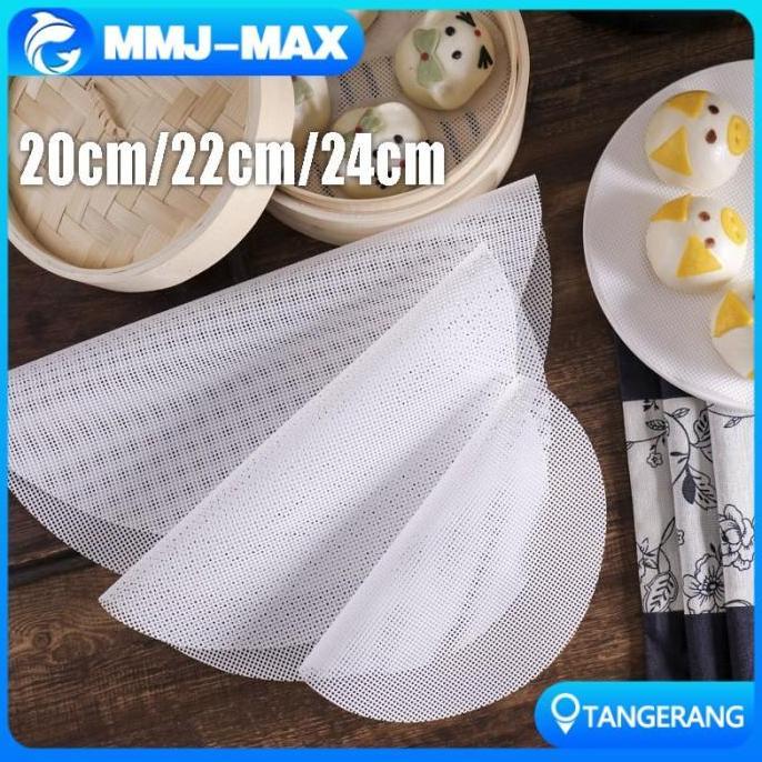 CLUCK 20/22/24cm Alas Kukusan Silikon Anti Lengket /Tatakan Kukusan Bahan Silikon /Alas Kukusan Kue 