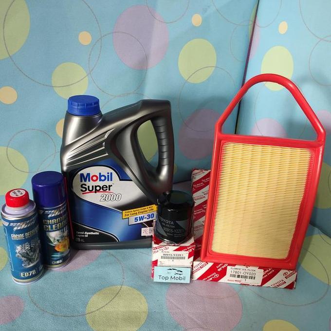 NEFERPITOU Paket service oli Mobil Super 2000 5W-30 Etios (5)