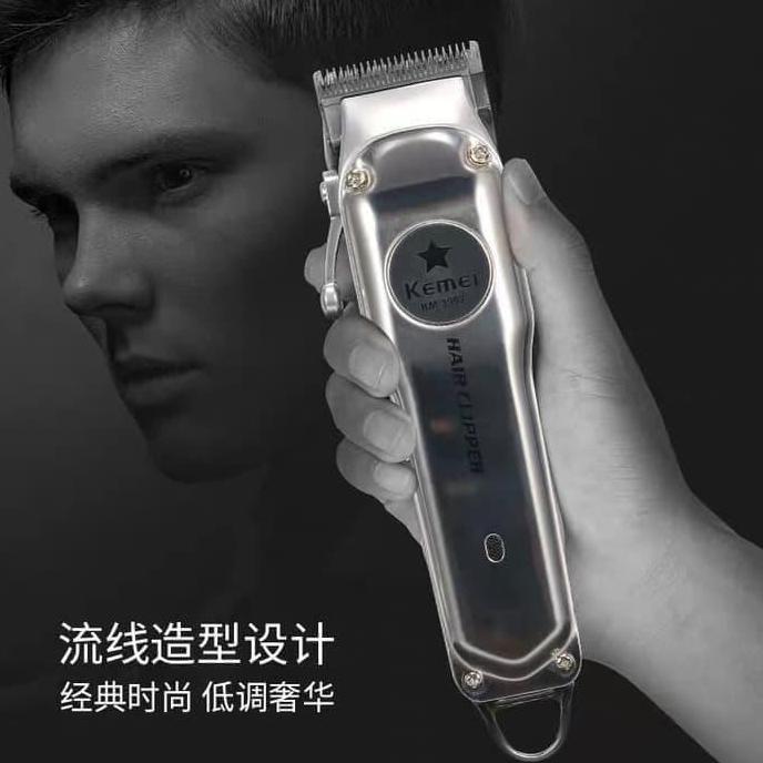 original hair clipper kemei km-1997 alat cukur rambut