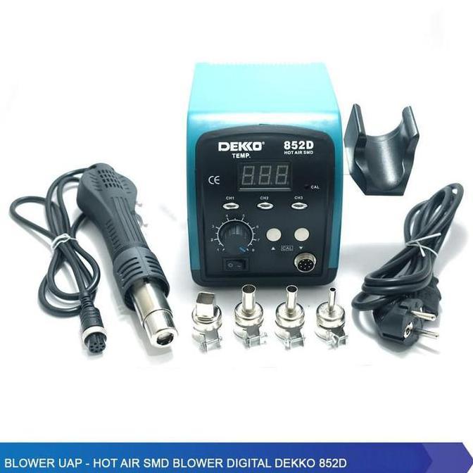 Promo Dekko 852D Blower Uap - Hot Air Smd Blower Digital Dekko 852 D Cod