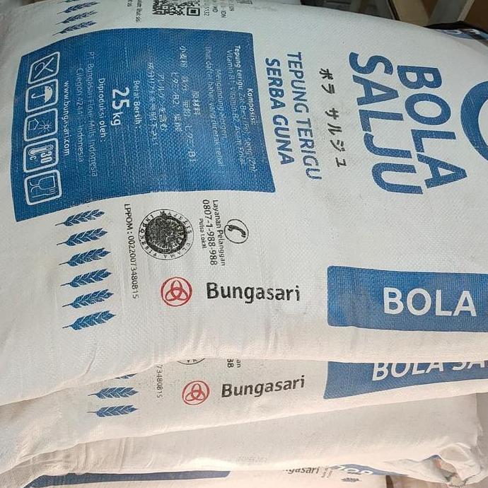 bola salju tepung terigu 25 kg JS
