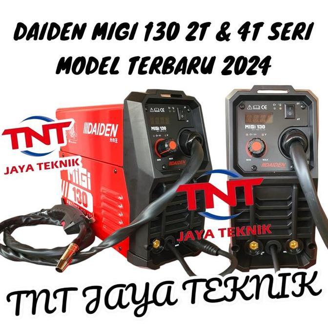 Promo Mesin Las Daiden Migi 130 Travolas Tanpa Gas Mig 130 Daiden Gasless Cod