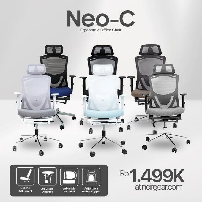 Noir NEO-C Ergonomic Office Chair