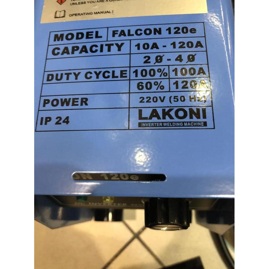 Promo Mesin Las Lakoni Falcon 120 E / Mesin Las Inverter Lakoni Falcon 120 E Cod