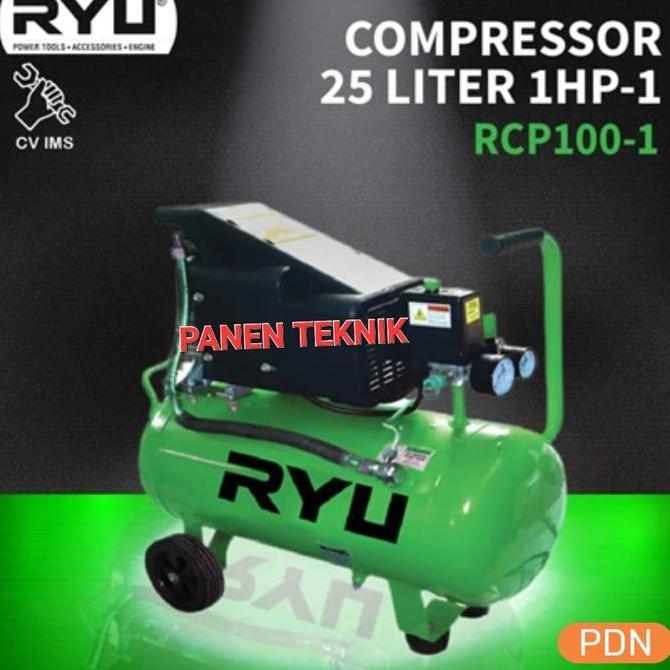 Promo Ryu Rcp 100-1 Compresor Ryu 1 Hp Kompresor Udara Listrik 1 Pk Rcp100-1 Cod