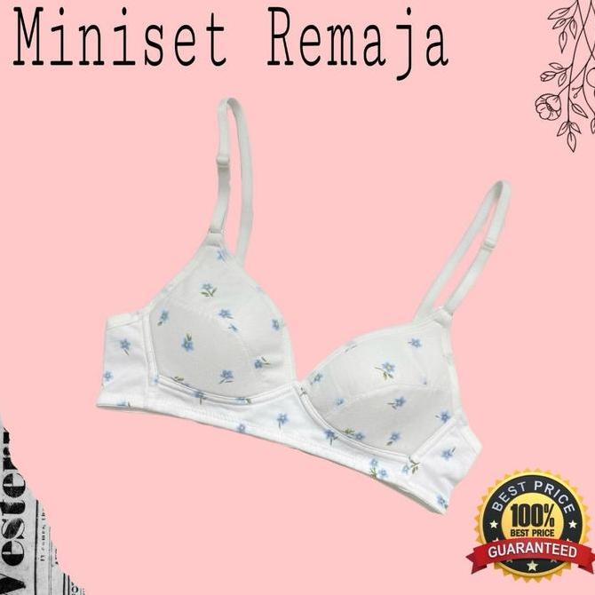 MINI SET/BRA/BH/BEHA WANITA PELAJAR NO KAWAT NEVADA STEP 3 ORIGINAL 100 %