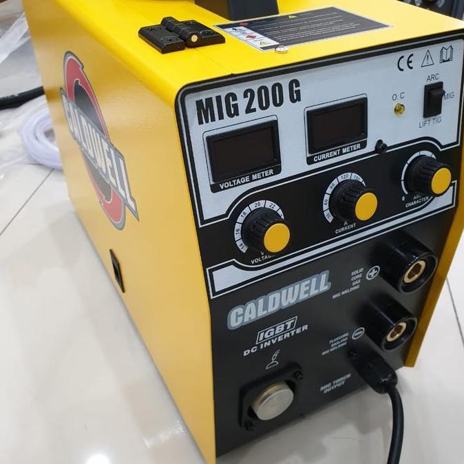 Promo Caldwell Mig 200G Mesin Las Co2 Mig 200 G Trafo Las Co 1Phase 15Kg 5Kg Cod