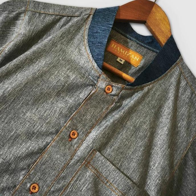 Hamizan Comfy Thobe Baju Jubah Gamis Pria Premium Gamis Haramain Pria Terlaris