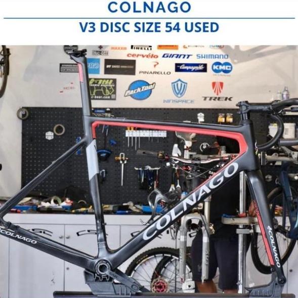 FRAMESET SEPEDA COLNAGO V3 DISK ORIGINAL DAN TERPERCAYA