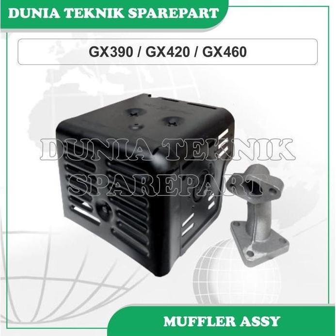 MUFFLER ASSY / KNALPOT / SILENCER GX390 GX420 GX460