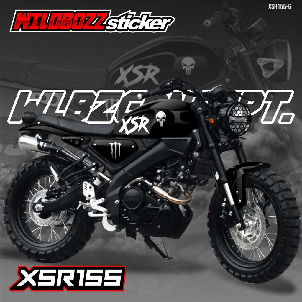 sticker tangki yamaha xsr 155 keren (xsr155-6) wildbozz sticker