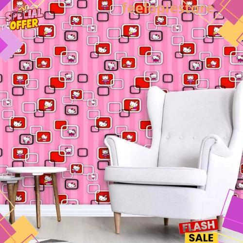 Terlaris Wallpaper Dinding Kamar Anak Wallpaper Dinding Hellokitty Frozen Wallpaper Dinding Karakter