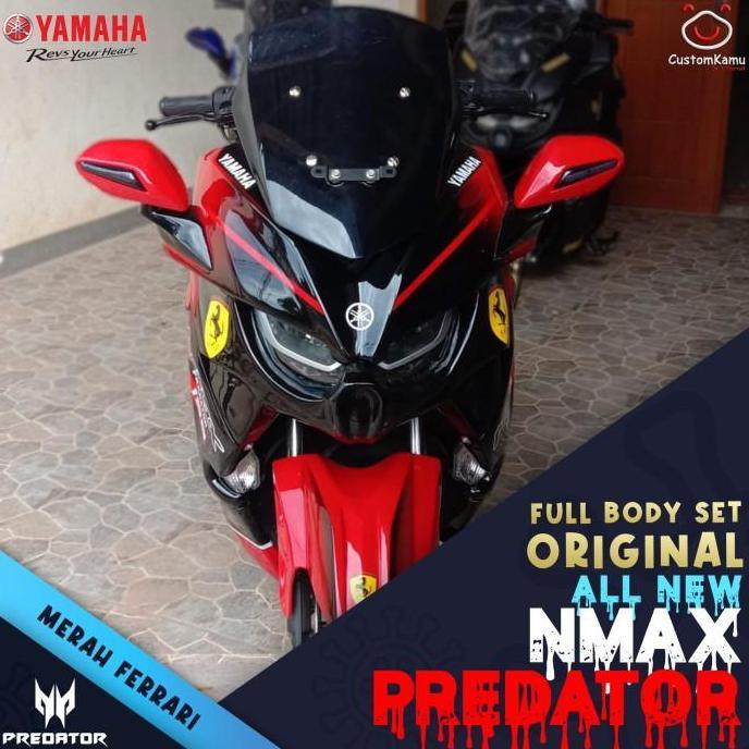 DAIKAKU ORIGINAL Full Body Set All New NMax Predator 2020 - Merah Ferrari