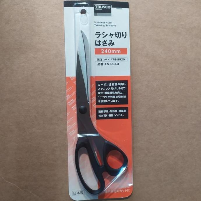 HIMIKO Gunting Kain 240mm TRUSCO Stainless Steel Tailoring Scissors TST-240