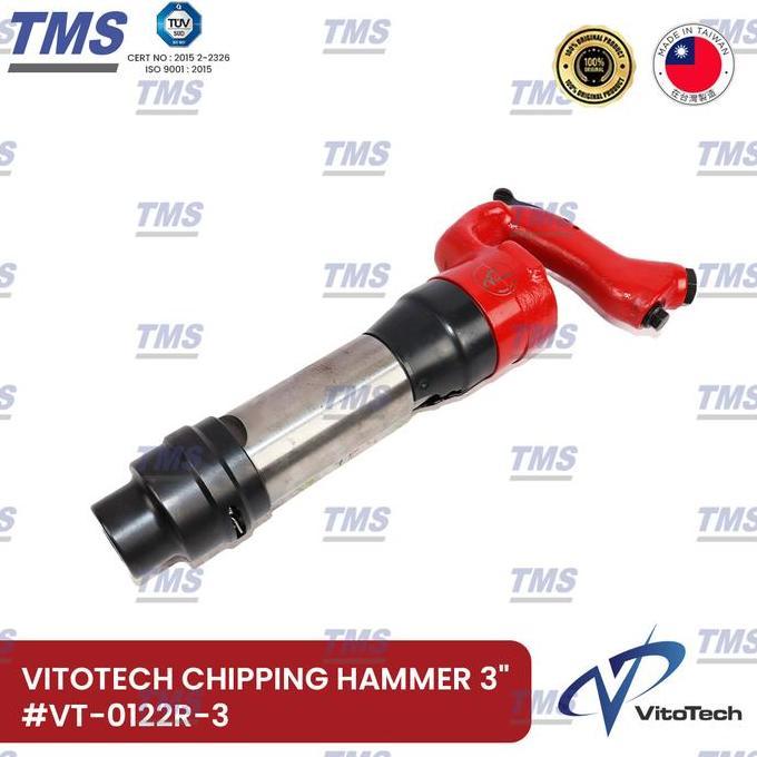 EXAMINER Mesin Bor VITOTECH Chipping Hammer Round Shank 3" #VT-0122R-3 Original