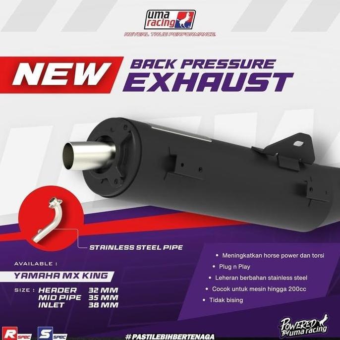 DIREWOLF knalpot Uma racing mx king standar Racing