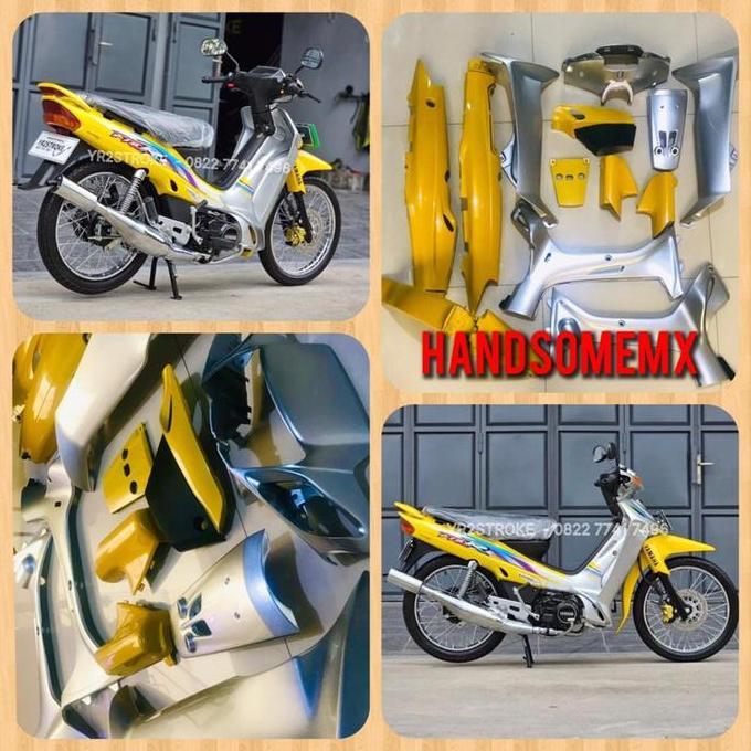 DAIKAKU cover body f1zr oren hitam body f1zr cover body set f1zr hitam orange body set yamaha f1zr o