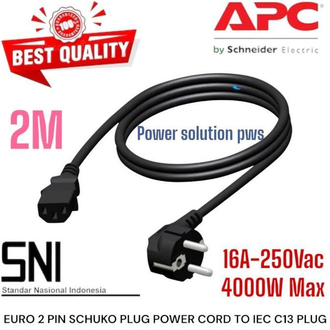 Apc Kabel Power Cord C13 to AC CEE/& Schuco 2m