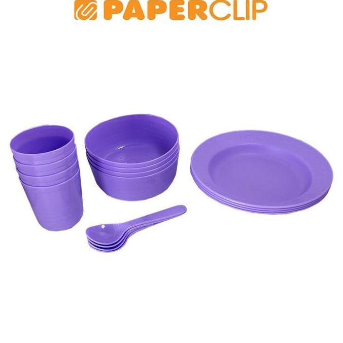 SET ALAT MAKAN ONYX S-4701 UNGU