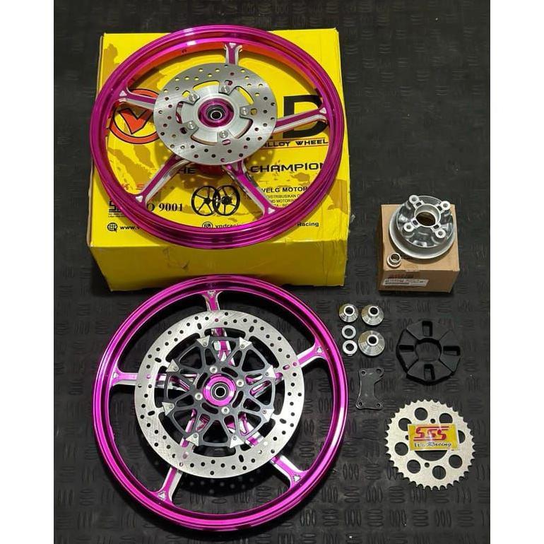 velg vnd dobel disk pnp ninja cbr klx crf sonic satria2t supra gtr
