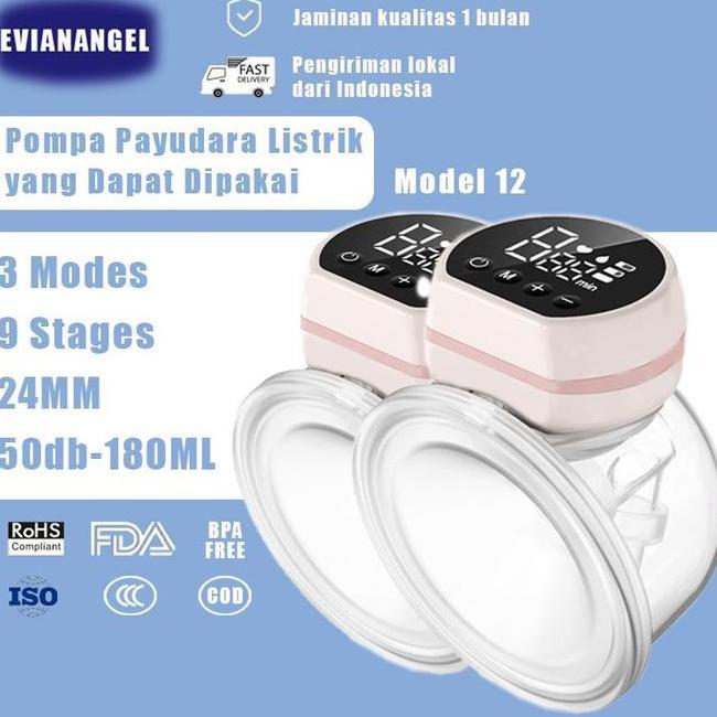 Evianangel Eb12 Pompa Asi Elektrik Pompa Asi Hisap Handsfree Pompa Asi Bayi Baru Lahir Pompa Asi Ele