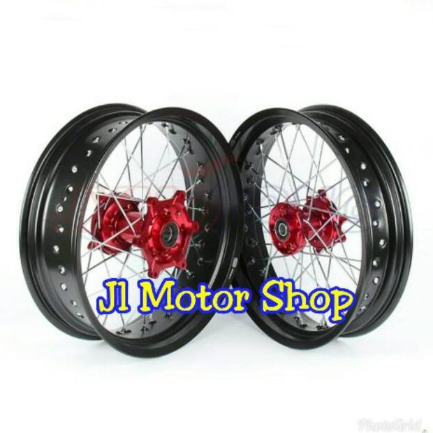 Paket Velg CRF 150 - Velg Supermoto Super Moto CRF 150 L Tromol CRF Velg rossi 300/350