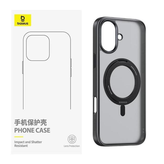 Baseus Skyring Series 360 Magnetic Phone Case With Stand For Ip 16