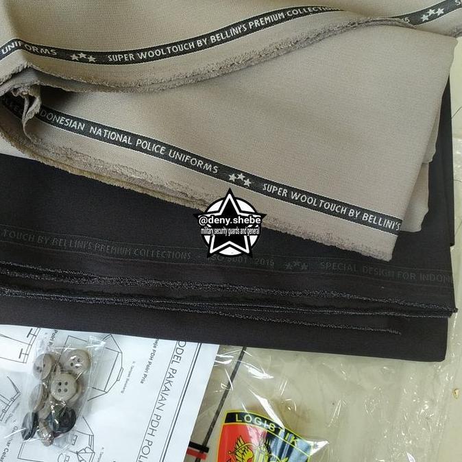 Kain Super Woll Jatah Polri