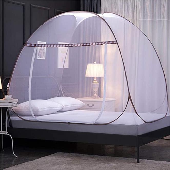 Kelambu Tenda Kelambu Lipat 200X200 Original Tempat Tidur Dewasa Kelambu Nyamuk Jumbo