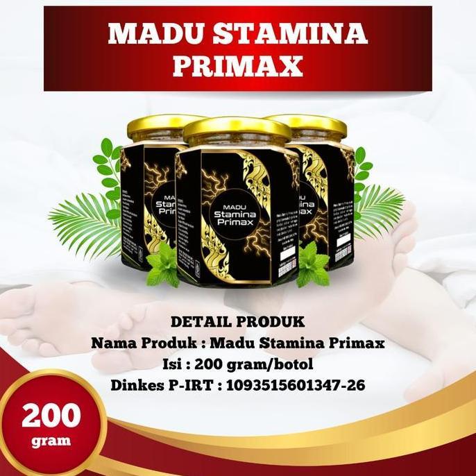 Madu Stamina Pria Tahan Lama Hingga 4 Jam Madu Stamina Primax 10x Lebih Kuat Tahan lama