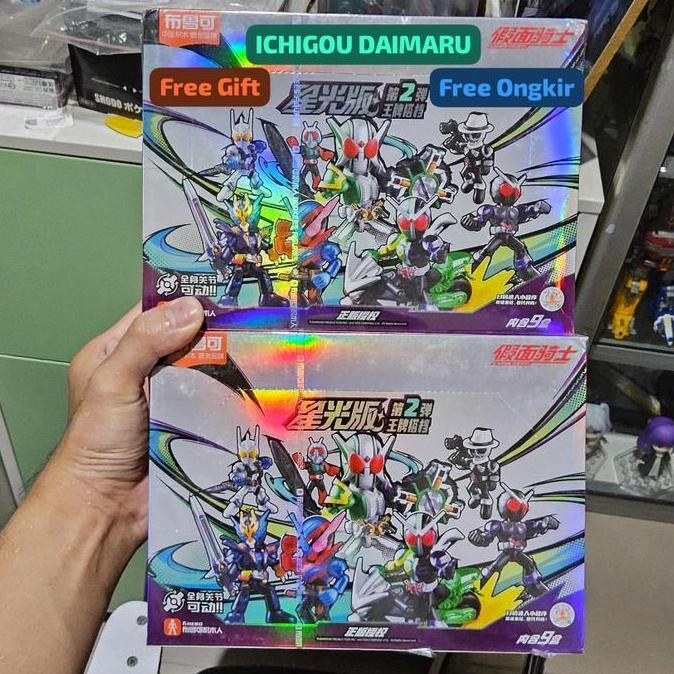 Blokees starlight Kamen Rider version 2 Double Extreme w Build cross z skull Hardboilder xtreme eter