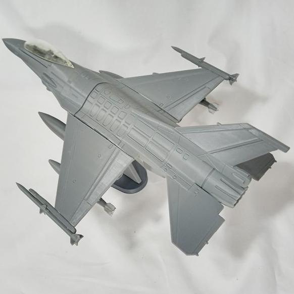 Model Kit 3D Print Miniatur Pesawat F16 Fighting Falcon, Pesawat F-16