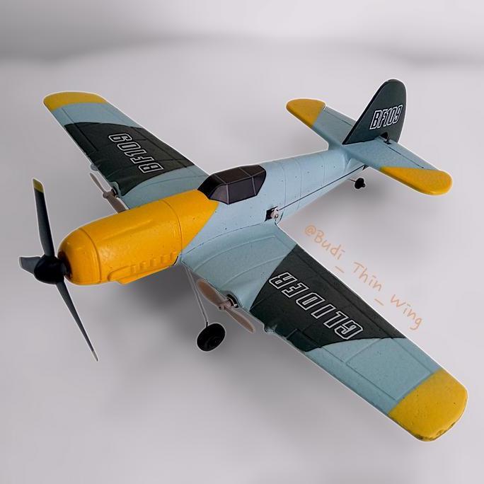 Pesawat RC BF109 Z61 KFplan dgn Gyro Elevator toko BudiThinWing