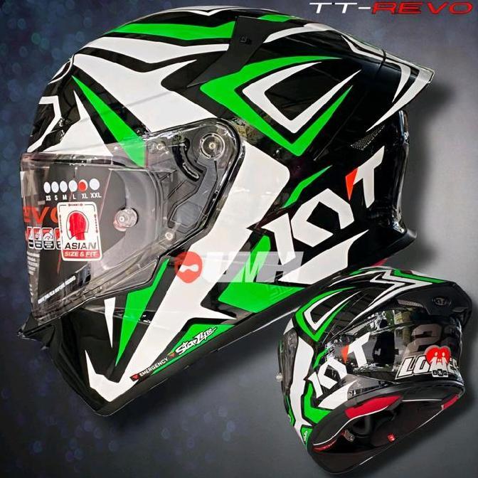 Helm fullface Kyt TT revo motof balap terbaru HT