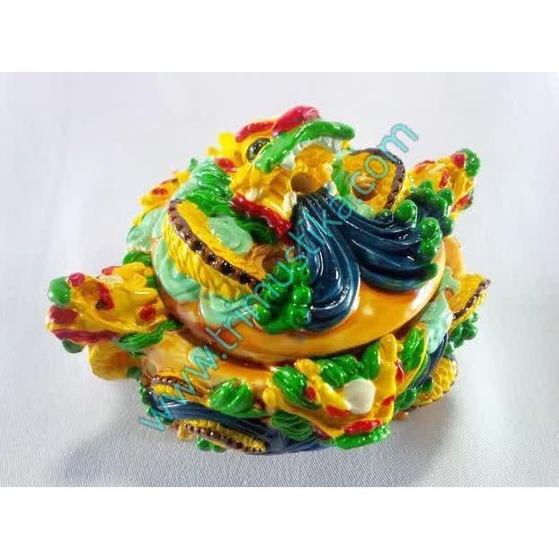 TERBARU - Patung Naga 9 tempat bakar dupa kecil