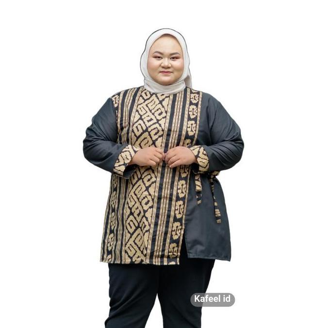 Tunik Batik Kombinasi  Ld 110 Ld 120 Ld 130 140 Dan Ld 150