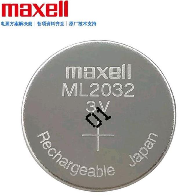 BATERAI MAXELL ML 2032 RECHARGEABLE.. ASLI MADE IN JAPAN