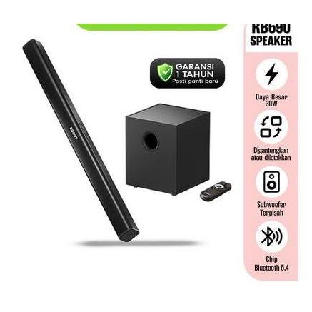 ROBOT Speaker Soundbar TV Subwoofer Home Theater 30W Bluetooth 5.4 - TV Soundbar Speaker Wireless RB