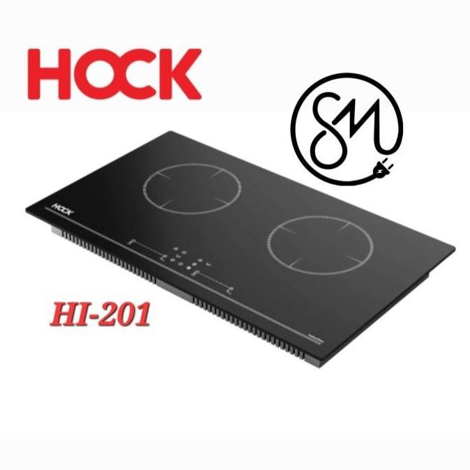 Kompor Tanam Listrik Hock HI-201 2 Tungku HI201 induksi kompor Listrik