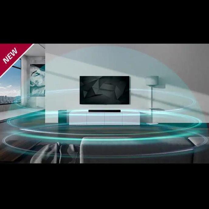 LG SOUNDBAR S75Q - WIRELESS SOUND BAR 3.1.2 CH 380W RMS MERIDIAN DOLBY ATMOS