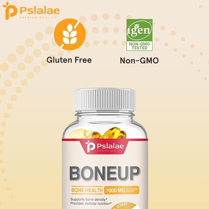 Pslalae-Suplemen Boneup-Mengandung Vitamin C, Vitamin D, Kalsium, Seng, Tembaga, Mangan, Kalium, Vit