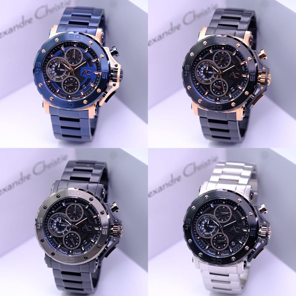 JAM TANGAN Couple  PRIA/COWOK ALEXANDRE CHRISTIE AC9205 / AC 9205 ORIGINAL GARANSI RESMI 1 TAHUN