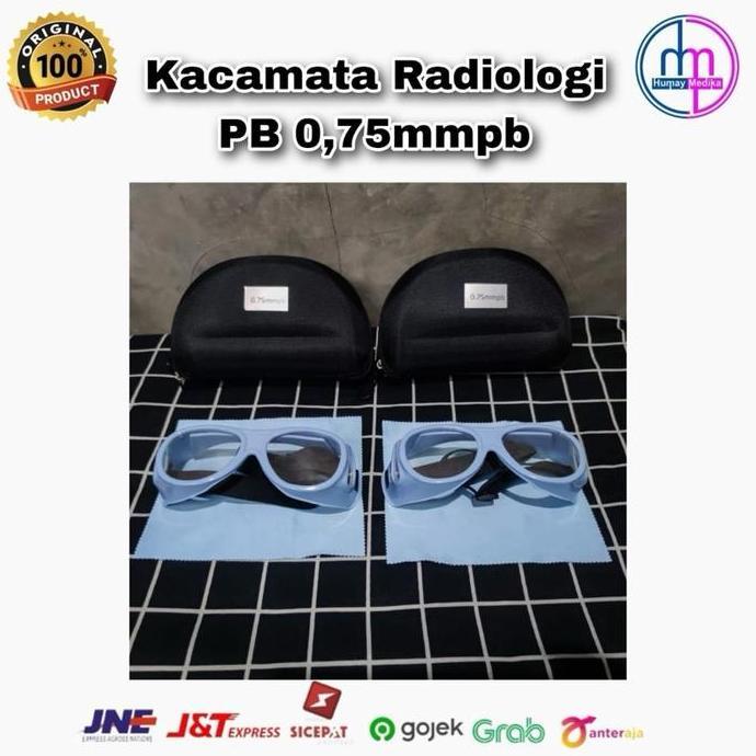 Kacamata PB radiologi/kacamata Pelindung radiasi xray 0,75
