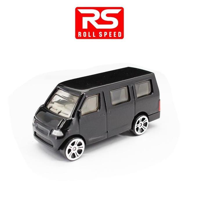 Diecast Metal 1:64 RS Roll Speed MPV Hitam