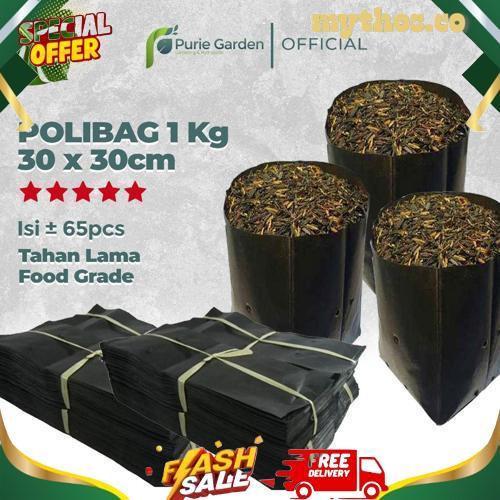 GROSIR Polybag Polibag Tanaman 30x30 cm Kemasan Berat 1Kg PG SBY
